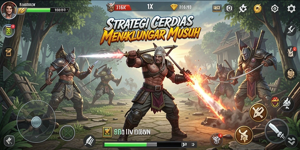 Tampilan gameplay <strong>116X</strong>, aksi strategi mendebarkan.