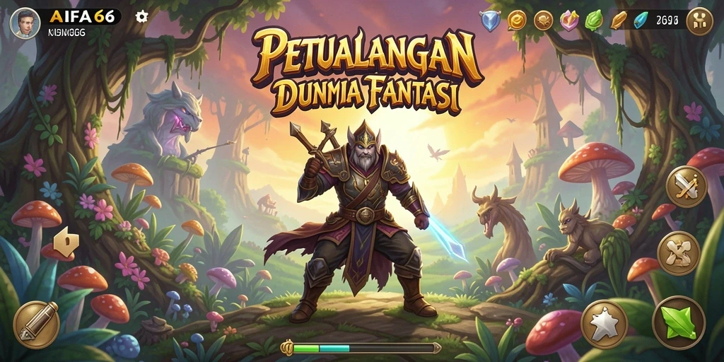 Gameplay AIFA66 dengan karakter dan lingkungan yang mempesona.