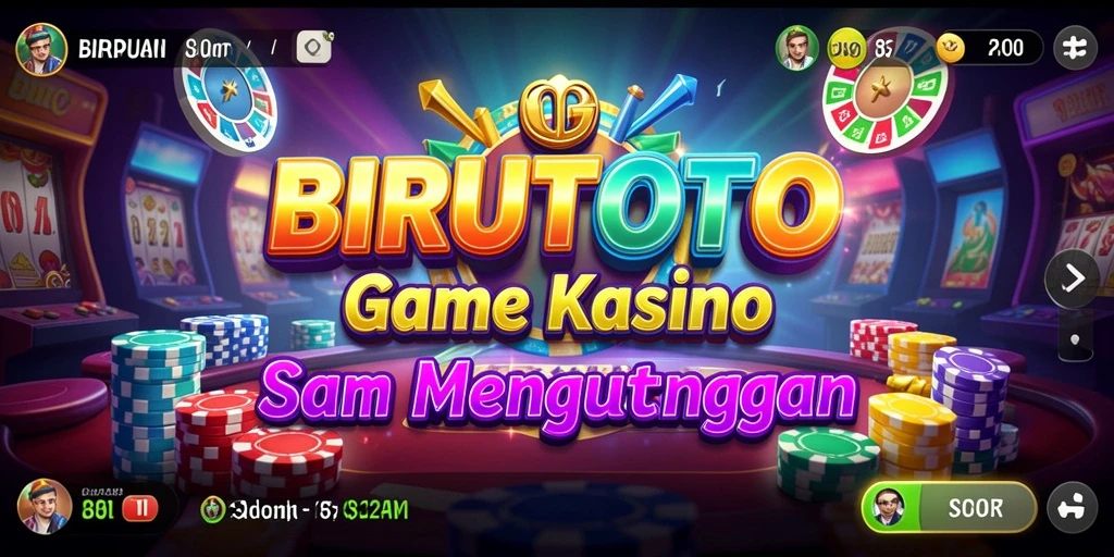 Screenshot utama BIRUTOTO menampilkan gameplay Kasino yang seru.