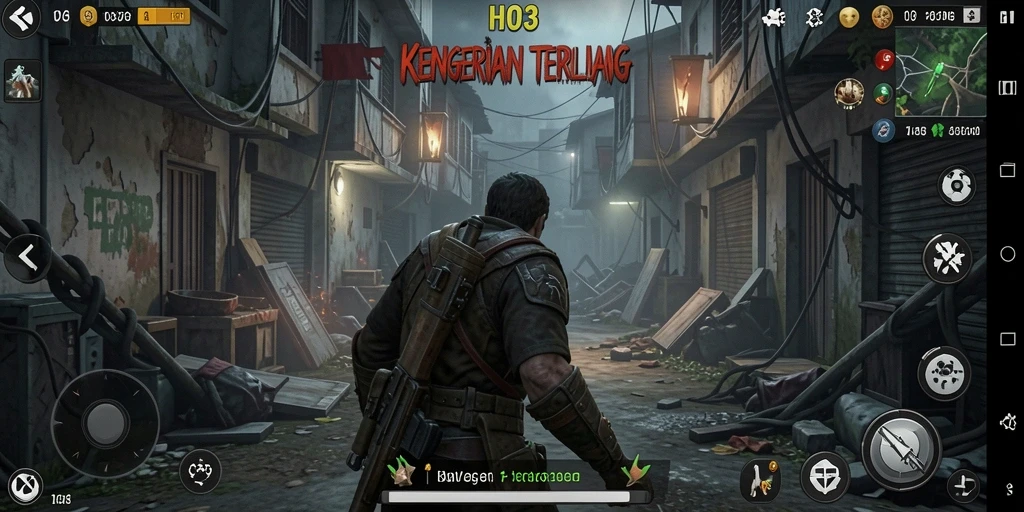 Tampilan gameplay HO3 yang menakutkan dan detail.