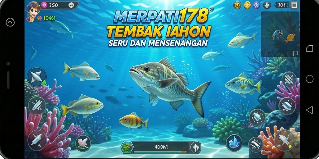 Gameplay seru tembak ikan di MERPATI178.