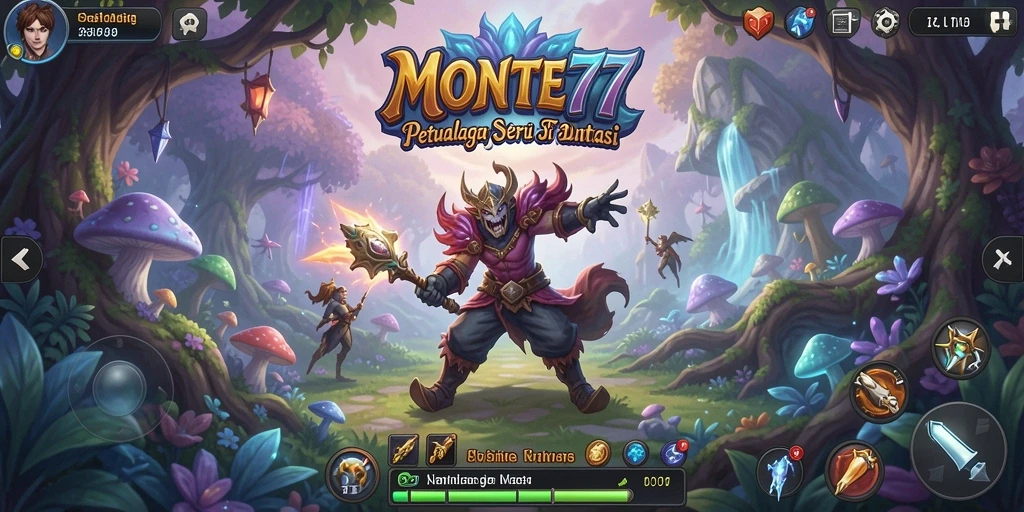 Gameplay MONTE77 yang mengesankan dengan aksi petualangan seru.