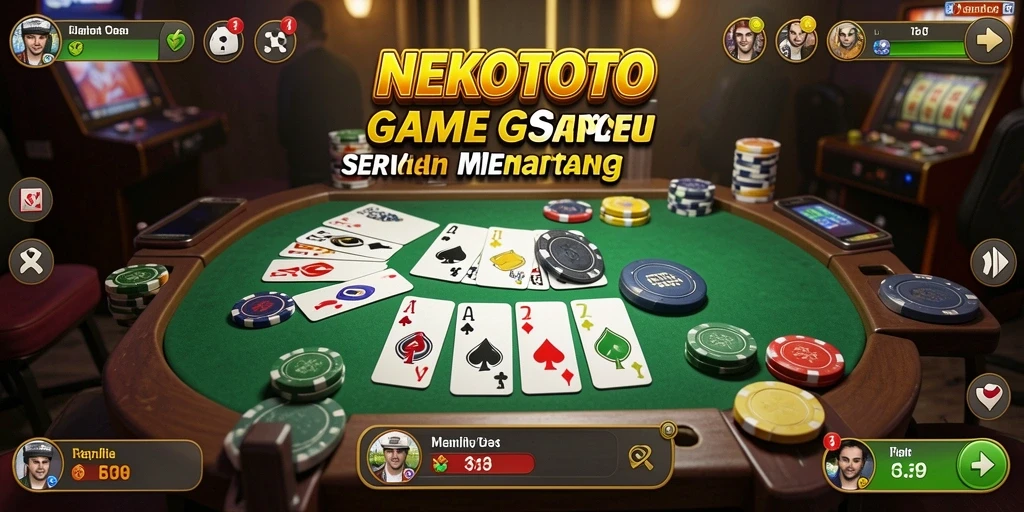 Tampilan gameplay seru NEKOTOTO yang mengasyikkan.