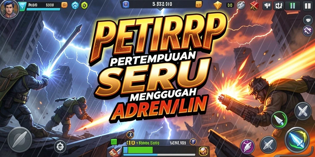 Gameplay seru dengan aksi mendebarkan di PETIRRP.
