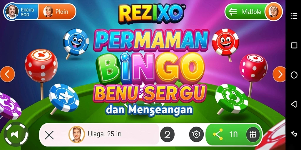Gameplay REZIXO yang penuh warna dan seru.