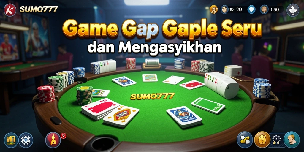 Gambaran gameplay menarik dalam permainan Gaple SUMO777.