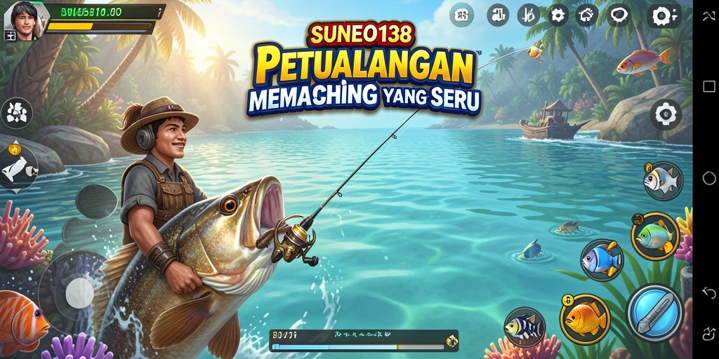 Tangkap ikan besar dengan grafis memukau di SUNEO138.