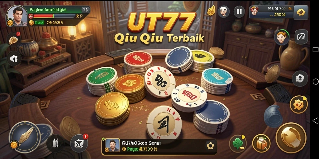 Screenshot UT77 menampilkan gameplay QiuQiu yang seru.