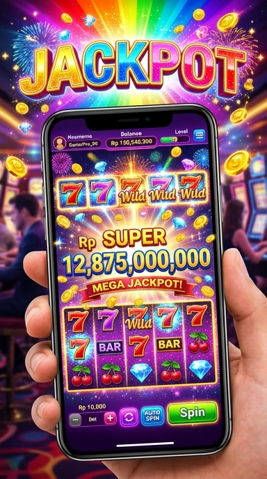 Tampilan utama aplikasi gamerp di perangkat Android.